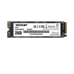 მყარი დისკი: Patriot P320 256GB SSD M.2 2280 PCIe Gen 3.0 x4 NVMe - P320P256GM28-JUSTSHOP.GE-ზე