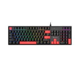 კლავიატურა: A4Tech Bloody S520N Mechanical Red Plus Switch RGB Gaming Keyboard Fire Black-JUSTSHOP.GE-ზე