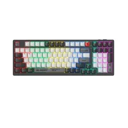 კლავიატურა: A4Tech Bloody WS98 Dual-Core Wireless Mechanical Keyboard BLMS Red Plus Switch Bloody Grey-JUSTSHOP.GE-ზე