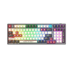 კლავიატურა: A4Tech Bloody WS98 Dual-Core Wireless Mechanical Keyboard BLMS Red Plus Switch Pixels Red-JUSTSHOP.GE-ზე