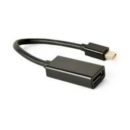 ადაპტერი: Gembird A-mDPM-DPF4K-01 4K/30Hz Mini DisplayPort to DisplayPort adapter Black-JUSTSHOP.GE-ზე