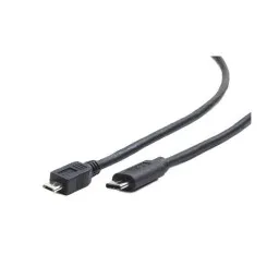 კაბელი: Gembird CCP-USB2-mBMCM-1M USB 2.0 Micro BM to Type-C cable 1m-JUSTSHOP.GE-ზე