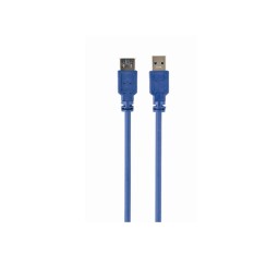 კაბელი: Gembird CCP-USB3-AMAF-10 USB 3.0 extension cable 3m Blue-JUSTSHOP.GE-ზე
