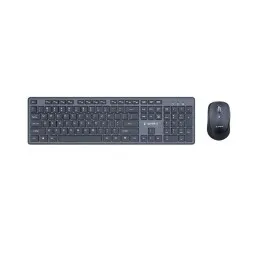 კლავიატურა-მაუსი: Gembird KBS-WCH-04 Wireless desktop set US layout Black