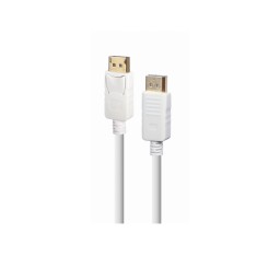 კაბელი: Gembird CC-DP2-6-W 4K/60Hz DisplayPort cable 1.8m White-JUSTSHOP.GE-ზე