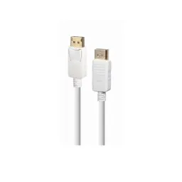 კაბელი: Gembird CC-DP2-6-W 4K/60Hz DisplayPort cable 1.8m White-JUSTSHOP.GE-ზე