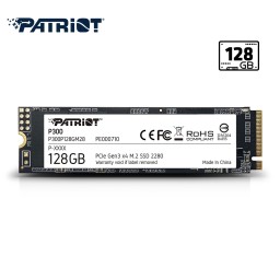 SSD მყარი დისკი Patriot P300 128GB M.2 2280 SSD P300P128GM28-JUSTSHOP.GE-ზე