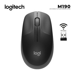 WIRELESS მაუსი LOGITECH M190 L910-005905 1000DPI Black