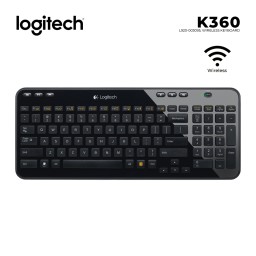 WIRELESS კლავიატურა LOGITECH K360 L920-003095 BLACK