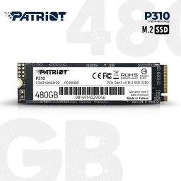 SSD მყარი დისკი PATRIOT P310 P310P480GM28 480GB M.2 2280