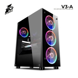 ქეისი 1STPLAYER V3-A V3-A-4R1 MID TOWER BLACK