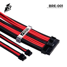 PSU სადენის დამაგრძელებელი 1STPLAYER BRE-001 BLACK & RED-JUSTSHOP.GE-ზე