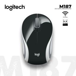 Wireless მაუსი LOGITECH M187 L910-002731 MINI BLACK