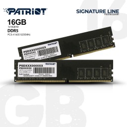 მეხსიერება PATRIOT SIGNATURE LINE PSD516G520081 16GB DDR5 5200MHZ-JUSTSHOP.GE-ზე