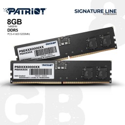 მეხსიერება PATRIOT SIGNATURE LINE PSD58G520041 8GB DDR5 5200MHZ-JUSTSHOP.GE-ზე