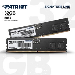 მეხსიერება PATRIOT SIGNATURE LINE PSD532G4800K 32GB DDR5 4800MHZ-JUSTSHOP.GE-ზე