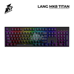 კლავიატურა 1STPLAYER LANG MK8 TITAN RGB MECHANICAL GATERON RED SWITCHES