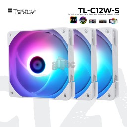 ქეისის ქულერი THERMALRIGHT TL-C12W-S A-RGB WHITE