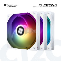 ქეისის ქულერი THERMALRIGHT TL-C12CW-S A-RGB WHITE