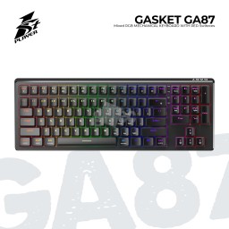 კლავიატურა 1STPLAYER GASKET GA87 GA87(RGB)-BK-RED/SW RGB MECHANICAL RED SWITCHES