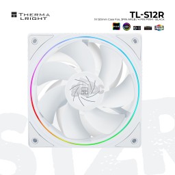 ქეისის ქულერი THERMALRIGHT TL-S12R-W A-RGB WHITE