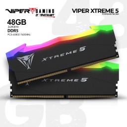 მეხსიერება Patriot Viper Xtreme 5 PVXR548G76C36K RGB DDR5 48GB 7600MHz-JUSTSHOP.GE-ზე