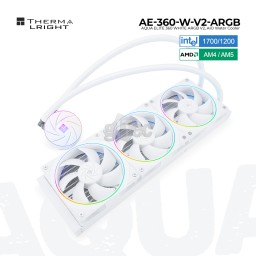 თხევადი გაგრილების სისტემა THERMALRIGHT AQUA ELITE 360 WHITE ARGB V2