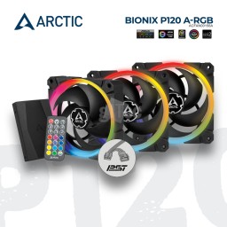 ქეისის ქულერი ARCTIC BioniX P120 A-RGB ACFAN00156A BLACK