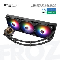 თხევადი გაგრილების სისტემა THERMALRIGHT FROZEN WARFRAME 420 BLACK ARGB TR-FW-420-B-ARGB