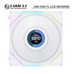 ქეისის ქულერი LIAN LI UNI FAN TL LCD Reverse G99.12RTLLCD3W.00 3-Pack White