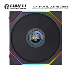 ქეისის ქულერი LIAN LI UNI FAN TL LCD Reverse G99.14RTLLCD1B.00 1-Pack Black