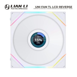 ქეისის ქულერი LIAN LI UNI FAN TL LCD Reverse G99.14RTLLCD1W.00 1-Pack White