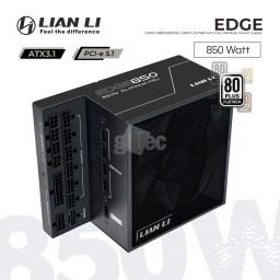 კვების ბლოკი LIAN LI EDGE G9P.EG0850.BE00.EU 850W 80+ Platinum FULL MODULAR BLACK-JUSTSHOP.GE-ზე