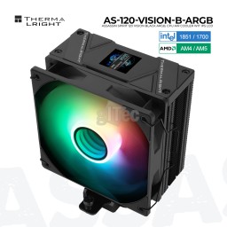 პროცესორის ქულერი THERMALRIGHT Assassin Spirit 120 Vision BLACK ARGB