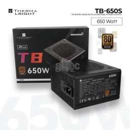 კვების ბლოკი THERMALRIGHT TB-650S 650W 80PLUS BRONZE BLACK