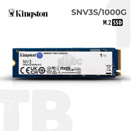 M.2 SSD KINGSTON NV3 SNV3S/1000G 1TB PCIe 4.0 x4 NVMe-JUSTSHOP.GE-ზე