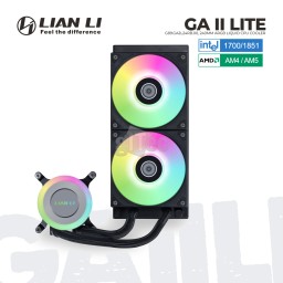 თხევადი გაგრილების სისტემა LIAN LI GA II Lite G89.GA2L24RB.00 240mm ARGB Black