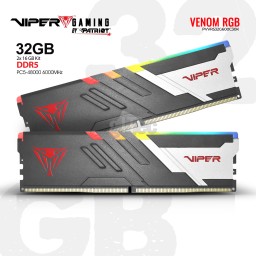 მეხსიერება Patriot PVVR532G600C30K EP Viper Venom RGB DDR5 32GB-JUSTSHOP.GE-ზე