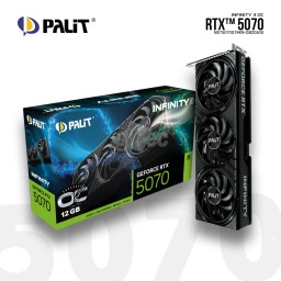 ვიდეო დაფა PALIT RTX5070 INFINITY 3 OC NE75070S19K9-GB2050S 12GB GDDR7 192bit-JUSTSHOP.GE-ზე