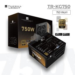 კვების ბლოკი THERMALRIGHT TR-KG750 750W 80PLUS GOLD ATX3.1 PCI-E 5.1 BLACK