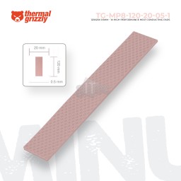 თერმო ბალიში Thermal Grizzly Minus Pad 8 120x20x0.5 mm TG-MP8-120-20-05-1-JUSTSHOP.GE-ზე