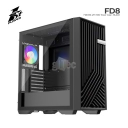 ქეისი 1STPLAYER FD8 FD8-BK-4F7 Mid-Tower BLACK