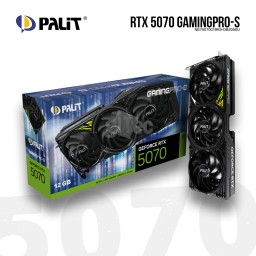 ვიდეო დაფა PALIT GeForce RTX 5070 GamingPro-S NE75070019K9-GB2050U 12GB GDDR7 192bit