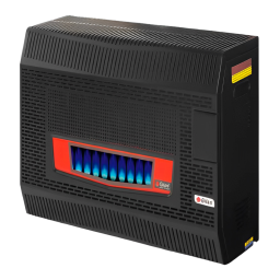 50-60 მ² გაზის გამათბობელი GILAN GDS-321-C BLACK GLASS (0819)-JUSTSHOP.GE-ზე