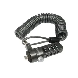 ნოუთბუქის ჩამკეტი: Logilink NBS004 Notebook security lock with combination Black-JUSTSHOP.GE-ზე