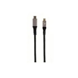 კაბელი: Gembird CCBP-USB3-CMCM100-1.5M USB Type-C Charging & data Cable 20Gbps 100W 1.5m-JUSTSHOP.GE-ზე