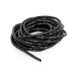 აქსესუარი: Gembird CM-WR1210-01 12mm Spiral Cable Wrap 10m Black-JUSTSHOP.GE-ზე