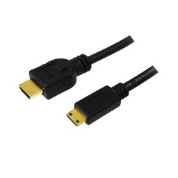 კაბელი: Logilink CH0022 4K/30Hz HDMI to Mini HDMI Type C Cable Black 1.5m