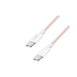 კაბელი: Logilink CU0345 USB-C to USB-C Cable 60W Nylon Pink 1.5m