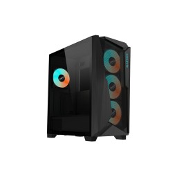 ქეისი: Gigabyte C301 GLASS V2 4x120mm ARGB Fans Mid Tower Black